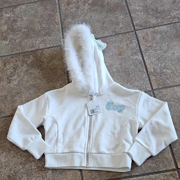 Hello Kitty Kids Athletic Jacket Size 5/6 NWT - Picture 1 of 10
